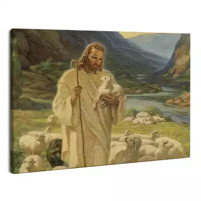 Foto obraz na płótnie Jezus Dobry Pasterz
