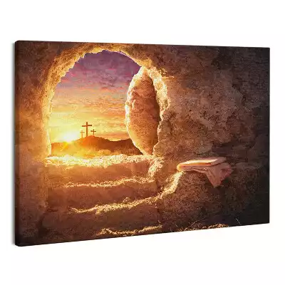 Obraz na płótnie Grota Krzyż Odkupienie Bóg