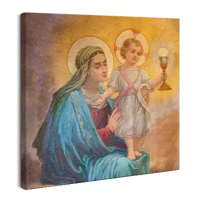 Obraz na płótnie Maryja z dzieciątkiem Jezus