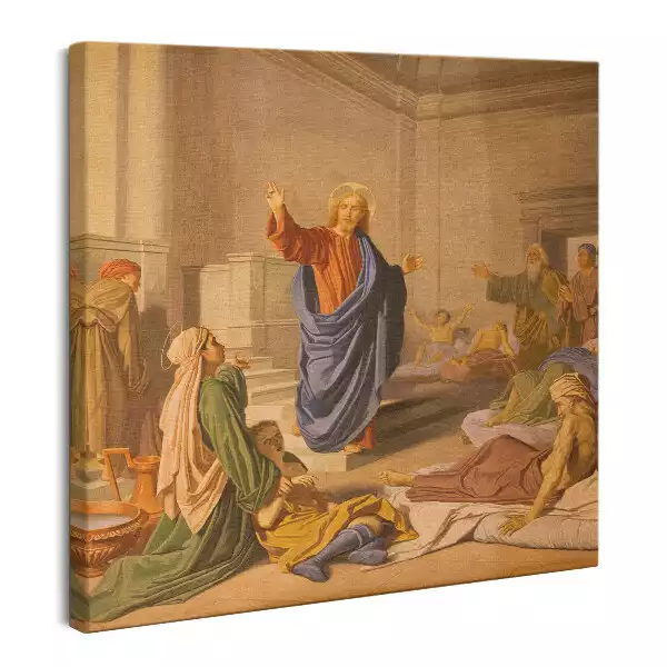 Obraz na płótnie Jezus Uzdrowienie Cud