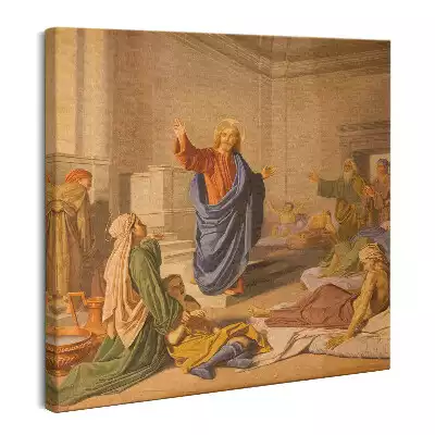 Obraz na płótnie Jezus Uzdrowienie Cud