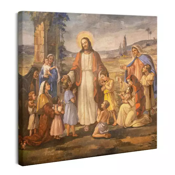 Obraz na płótnie Pan Jezus z Dziećmi