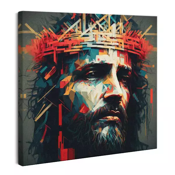 Obraz na płótnie Portret Jezusa w Koronie