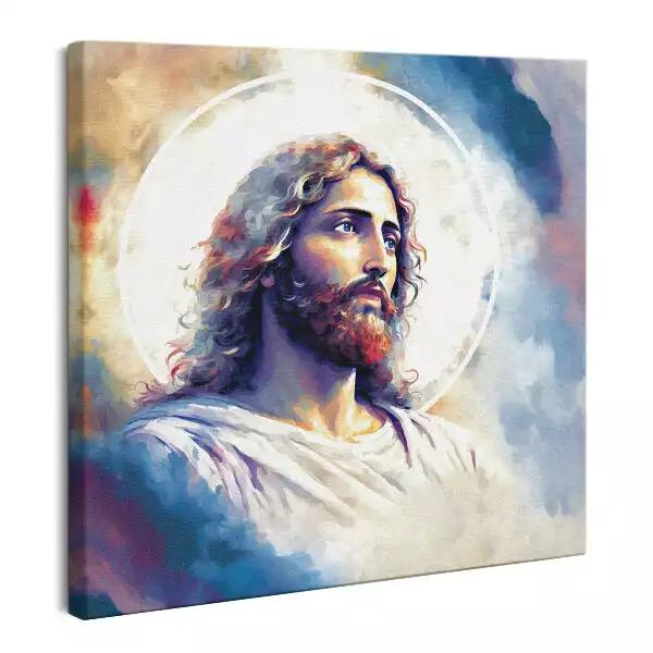 Obraz na płótnie Malowany Portret Jezusa