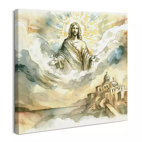 Obraz na płótnie Jezus Mesjasz w Niebie