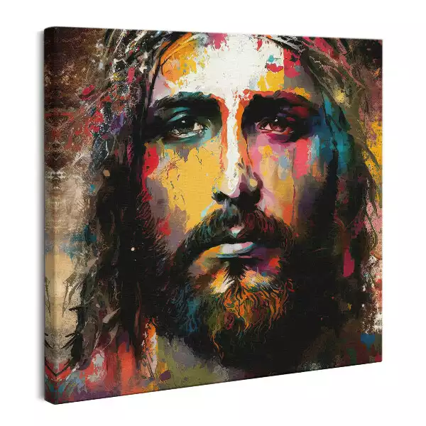 Obraz na płótnie Portret Twarz Jezusa