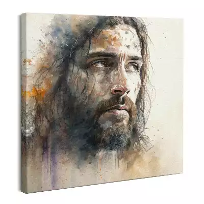 Obraz na płótnie Akwarela Portret Jezusa