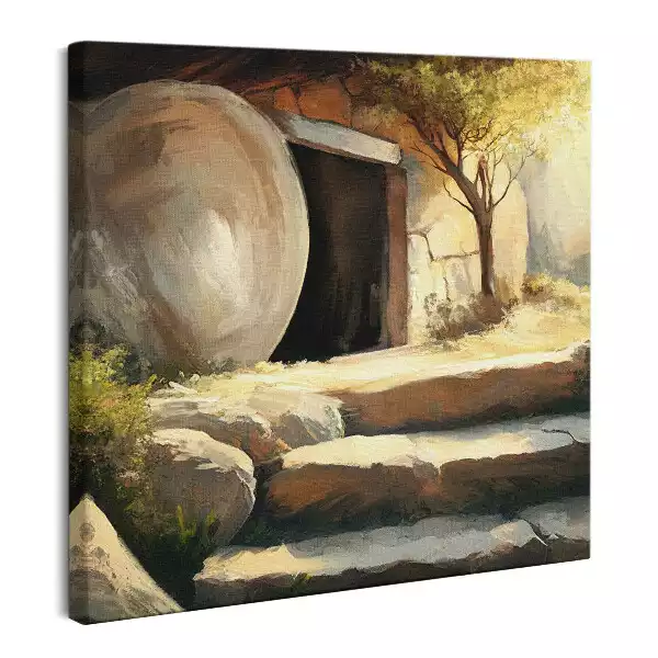 Obraz na płótnie Grób Pański Wielkanoc motyw