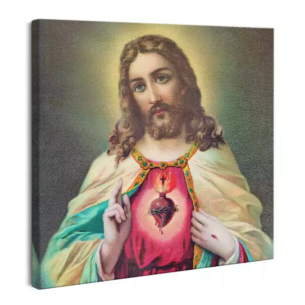 Obraz na płótnie Serce Jezusa Zbawiciela