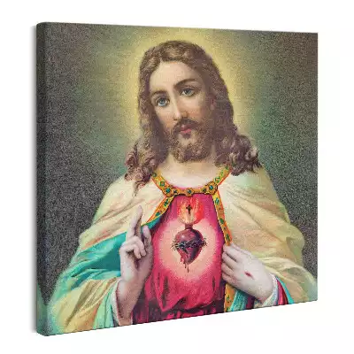 Obraz na płótnie Serce Jezusa Zbawiciela
