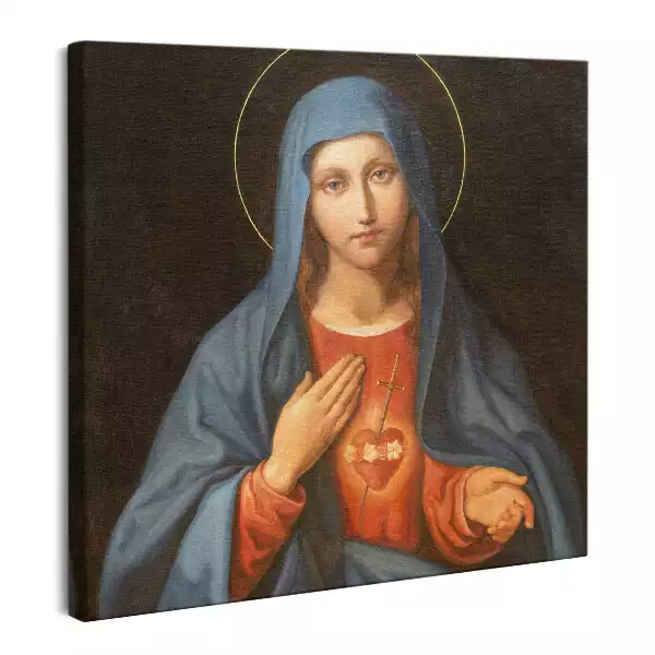 Obraz na płótnie Serce Maryi Dziewicy