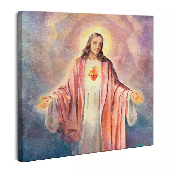 Obraz na płótnie Serce Jezusa Zbawiciela