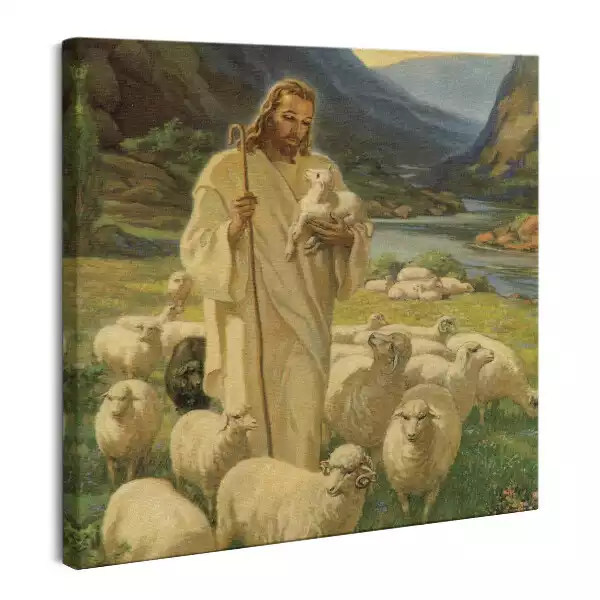 Obraz na płótnie Jezus Dobry Pasterz