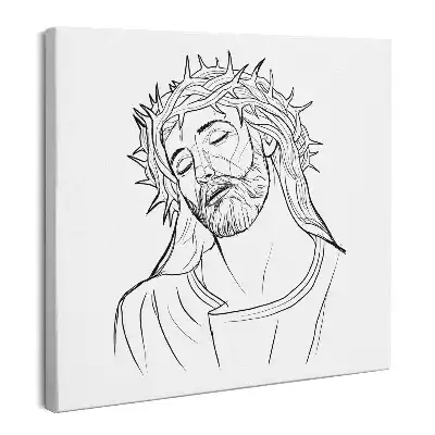 Obraz na płótnie Rysunek Jezus Chrystus