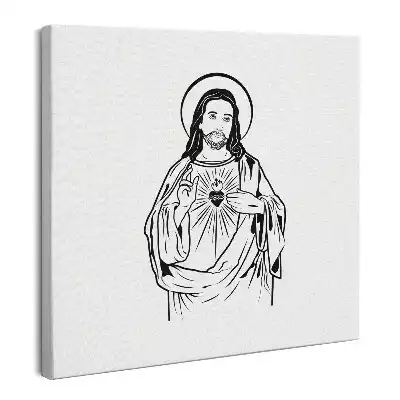 Obraz na płótnie Ilustracja Pan Jezus