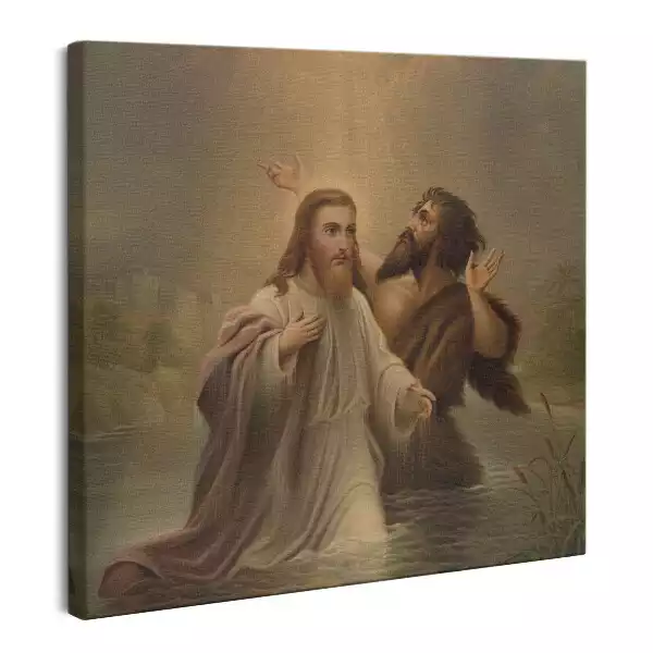 Obraz na płótnie Chrzest Święty Jezusa