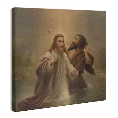 Obraz na płótnie Chrzest Święty Jezusa