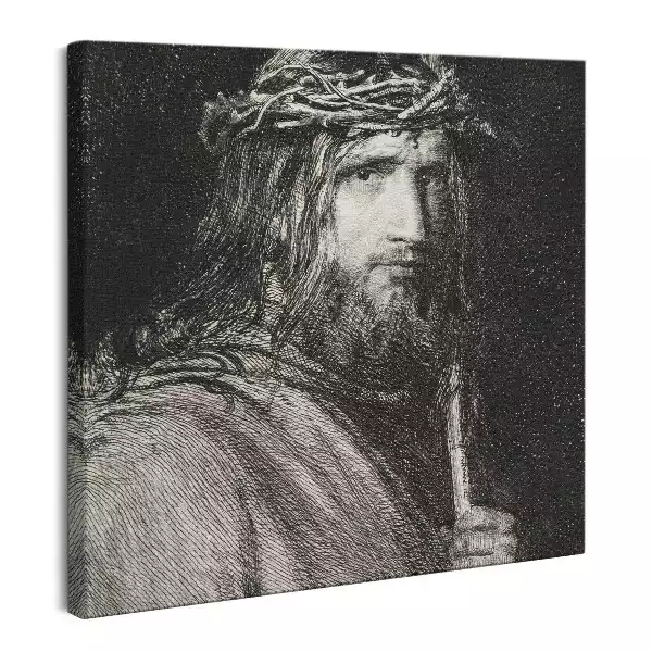 Obraz na płótnie Rycina Jezus Chrystus