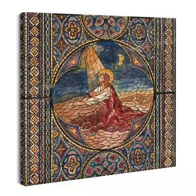 Obraz na płótnie Witraż Pan Jezus