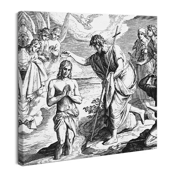 Obraz na płótnie Chrzest Święty Pana Jezusa