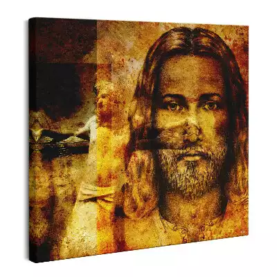 Obraz na płótnie Wizerunek twarzy Jezusa