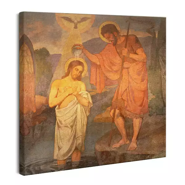 Obraz na płótnie Chrzest Świety Jezusa Chrystusa