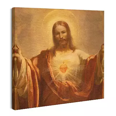 Obraz na płótnie Serce Jezusa Portret