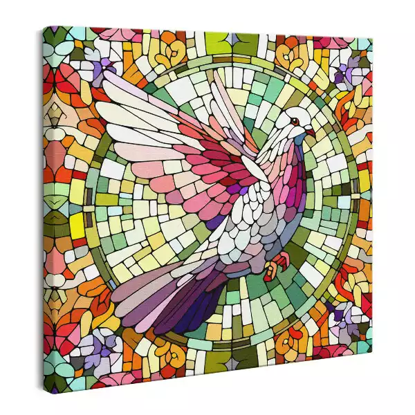 Obraz na płótnie Kolorowa mozaika Duch Święty