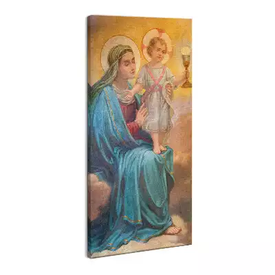 Foto obraz na płótnie Maryja z dzieciątkiem Jezus