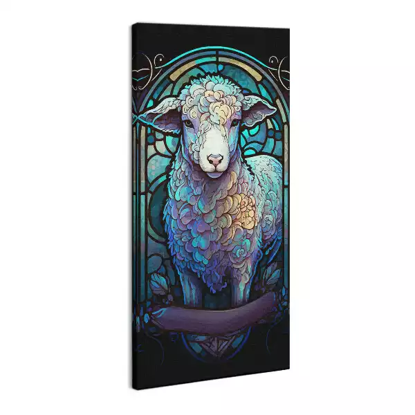 Foto obraz na płótnie baranek motyw religijny