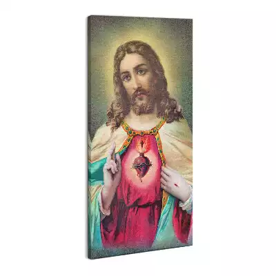 Foto obraz na płótnie Serce Jezusa Zbawiciela