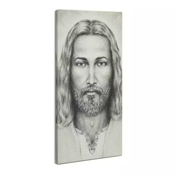 Foto obraz na płótnie Szkic Portret Jezusa Chrystusa