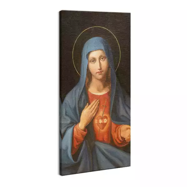 Foto obraz na płótnie Serce Maryi Dziewicy