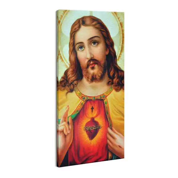 Foto obraz na płótnie Serce Miłosierdzie Jezusa