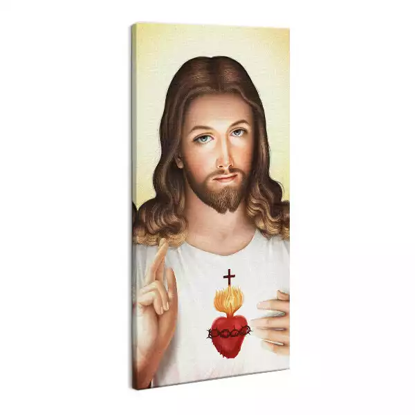 Foto obraz na płótnie Serce Miłosierdzie Jezusa