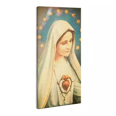 Foto obraz na płótnie Portret Matki Boskiej