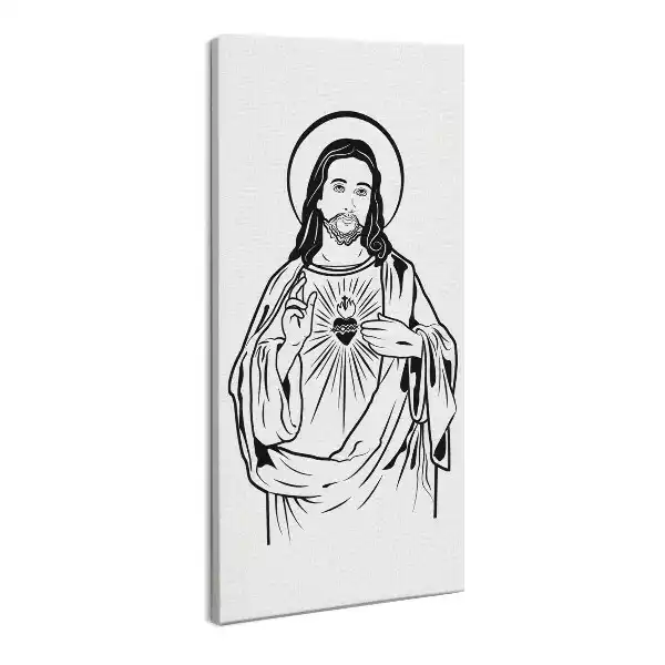 Foto obraz na płótnie Ilustracja Pan Jezus