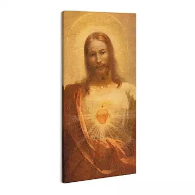 Foto obraz na płótnie Serce Jezusa Portret