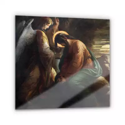 Obraz szklany Jezus modlitwa w ogrodzie