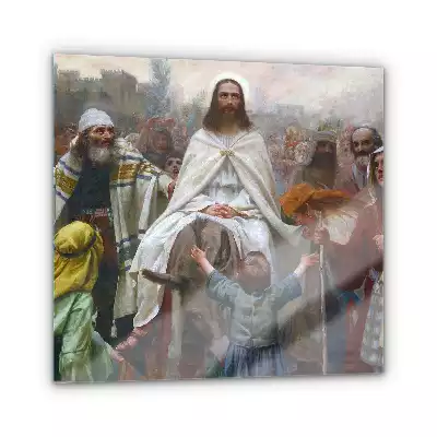 Obraz szklany Jezus Chrystus Niedziela Palmowa