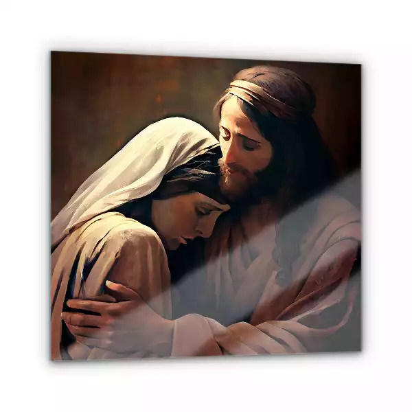 Obraz na szkle Uzdrowienie Jezusa Chrystusa