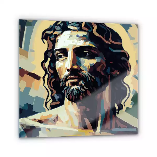 Obraz na szkle Nowoczesny Portret Jezusa