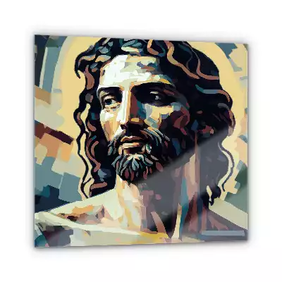 Obraz na szkle Nowoczesny Portret Jezusa