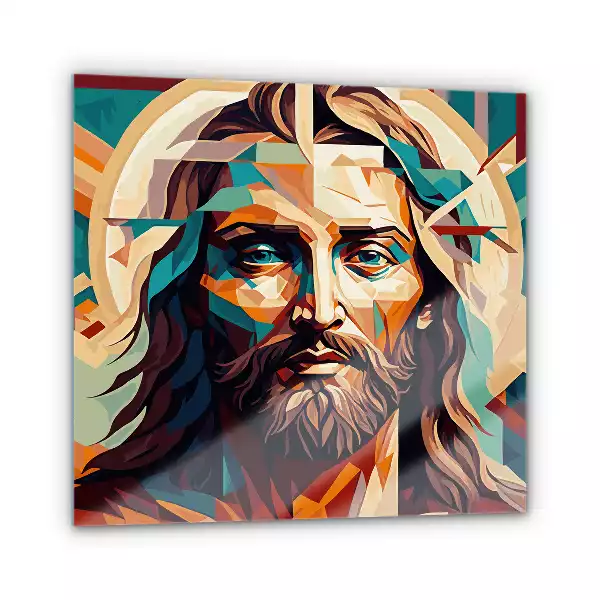 Obraz na szkle Jezus Zbawiciel Malowany