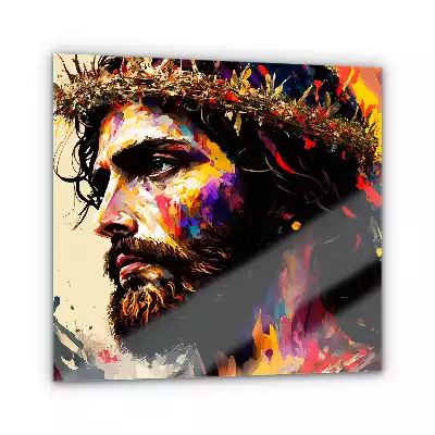 Obraz na szkle Jezus W Koronie Cierniowej