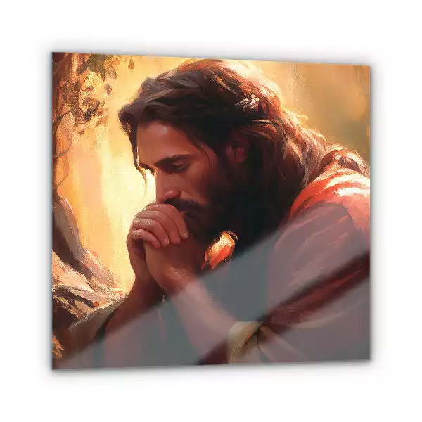 Obraz na szkle Jezus Modlący się w Ogrodzie