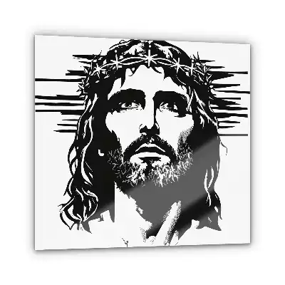 Obraz na szkle Ilustracja Jezus Chrystus