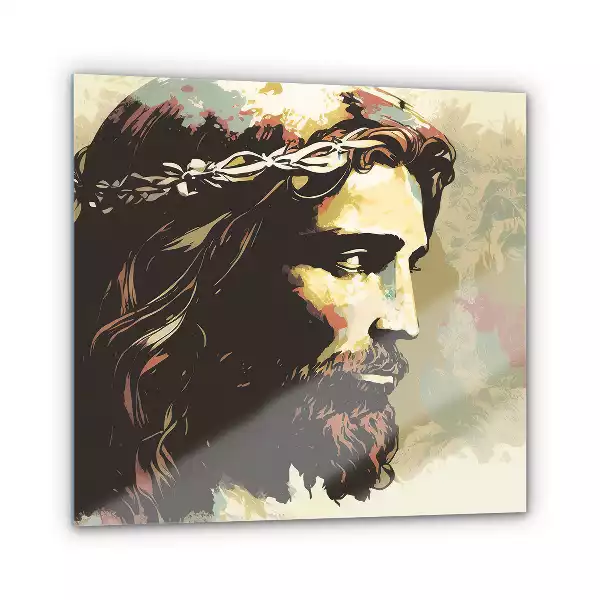 Obraz na szkle Jezus Chrystus Malowany