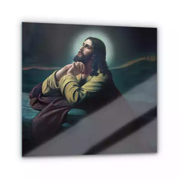 Obraz na szkle Jezus Chrystus modlący się