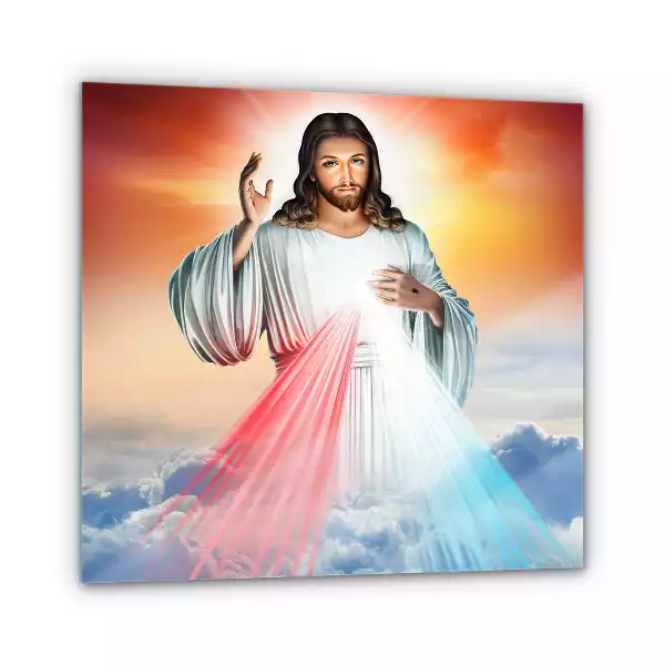 Obraz szklany Jezus Zmartwychwstały